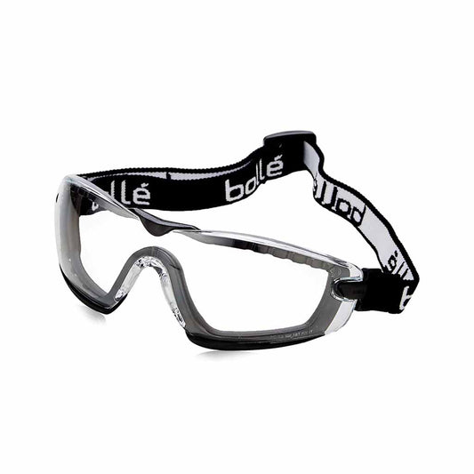 Bolle Cobra Clear Lens Safety Glasses Increased Eye Protection Specs - COBFSPSI