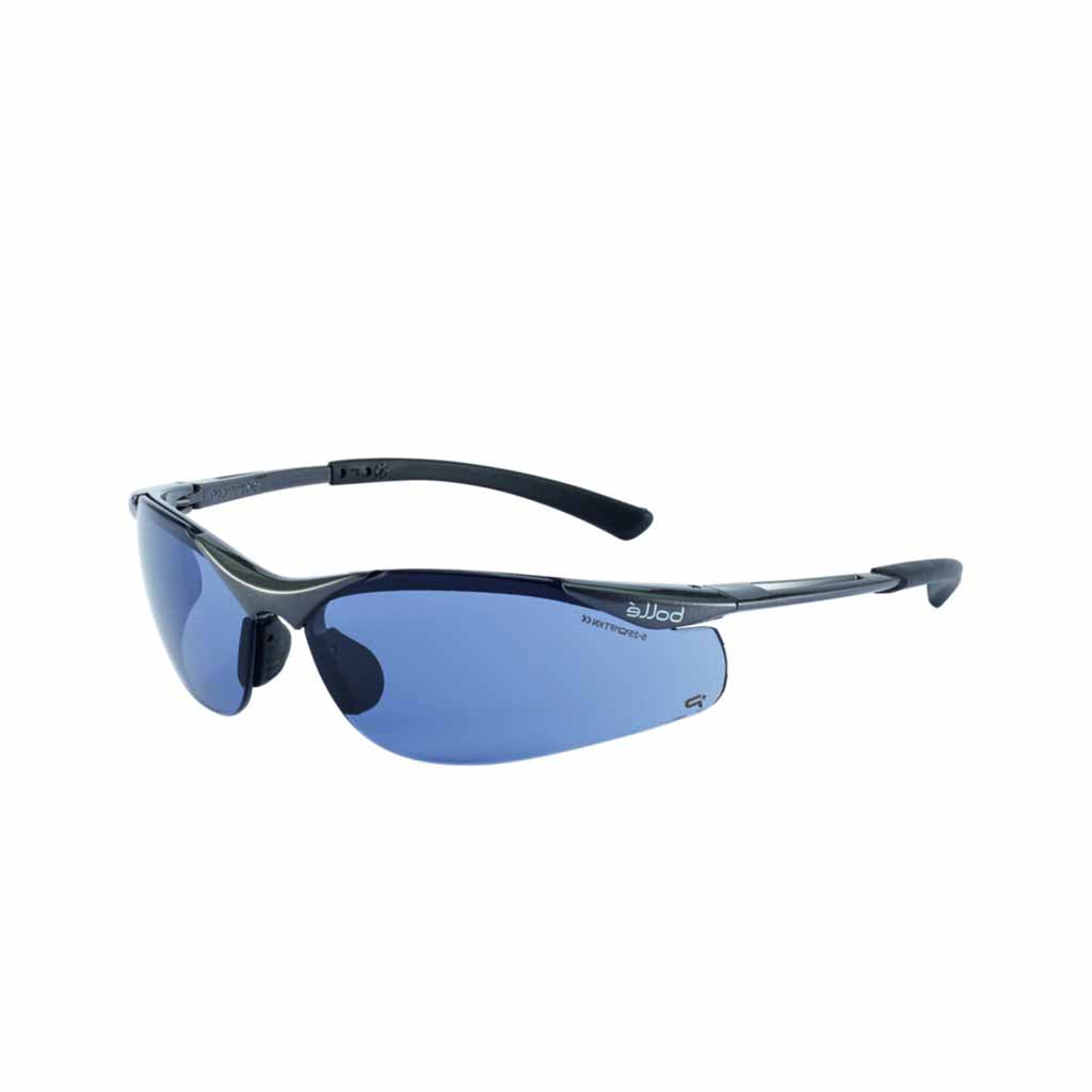 Bolle Contour Mid Smoke Lightweight Safety Glasses - CONTPSF
