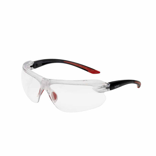 Bolle Iri-S Clear Safety Glasses Anti Scratch/Fog Eye Protection Specs - IRIDPSI3