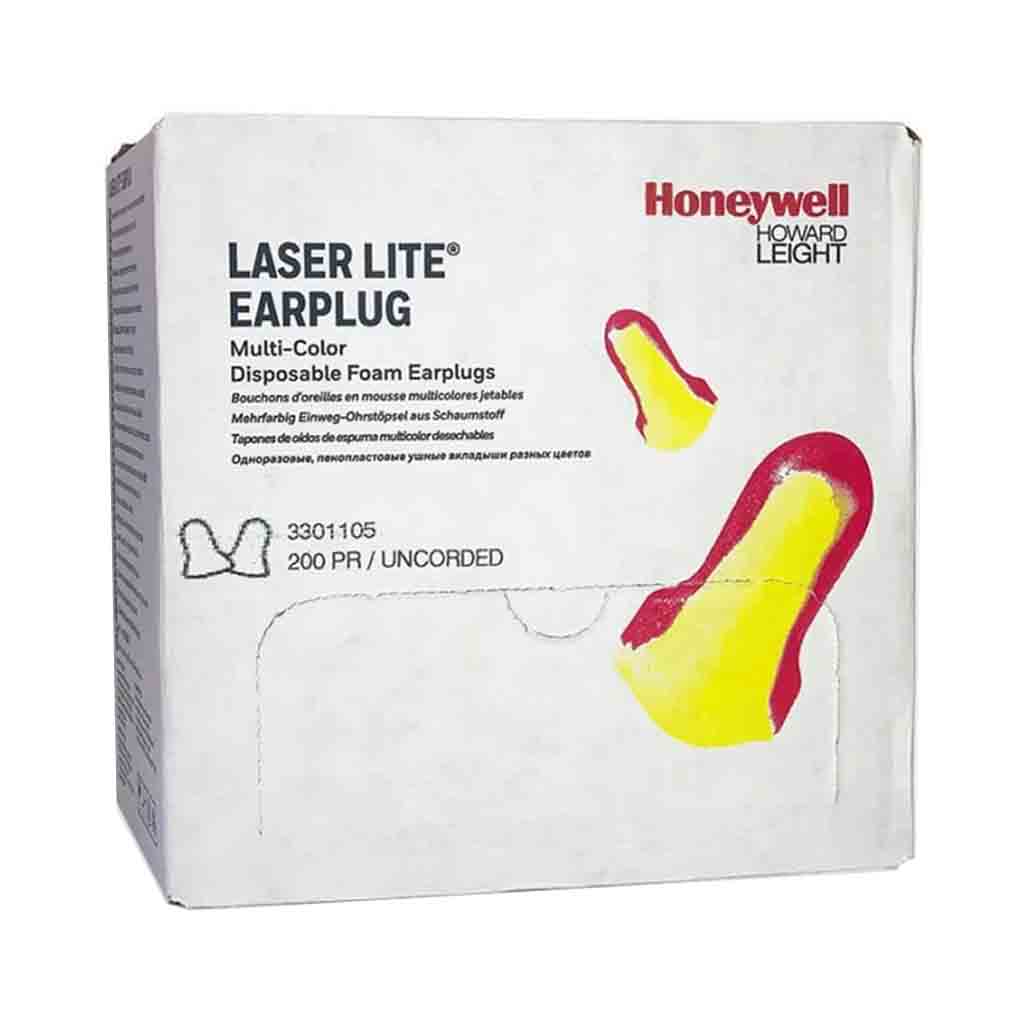 Honeywell Laser Lite Disposable Foam Ear Plugs - Box Of 200