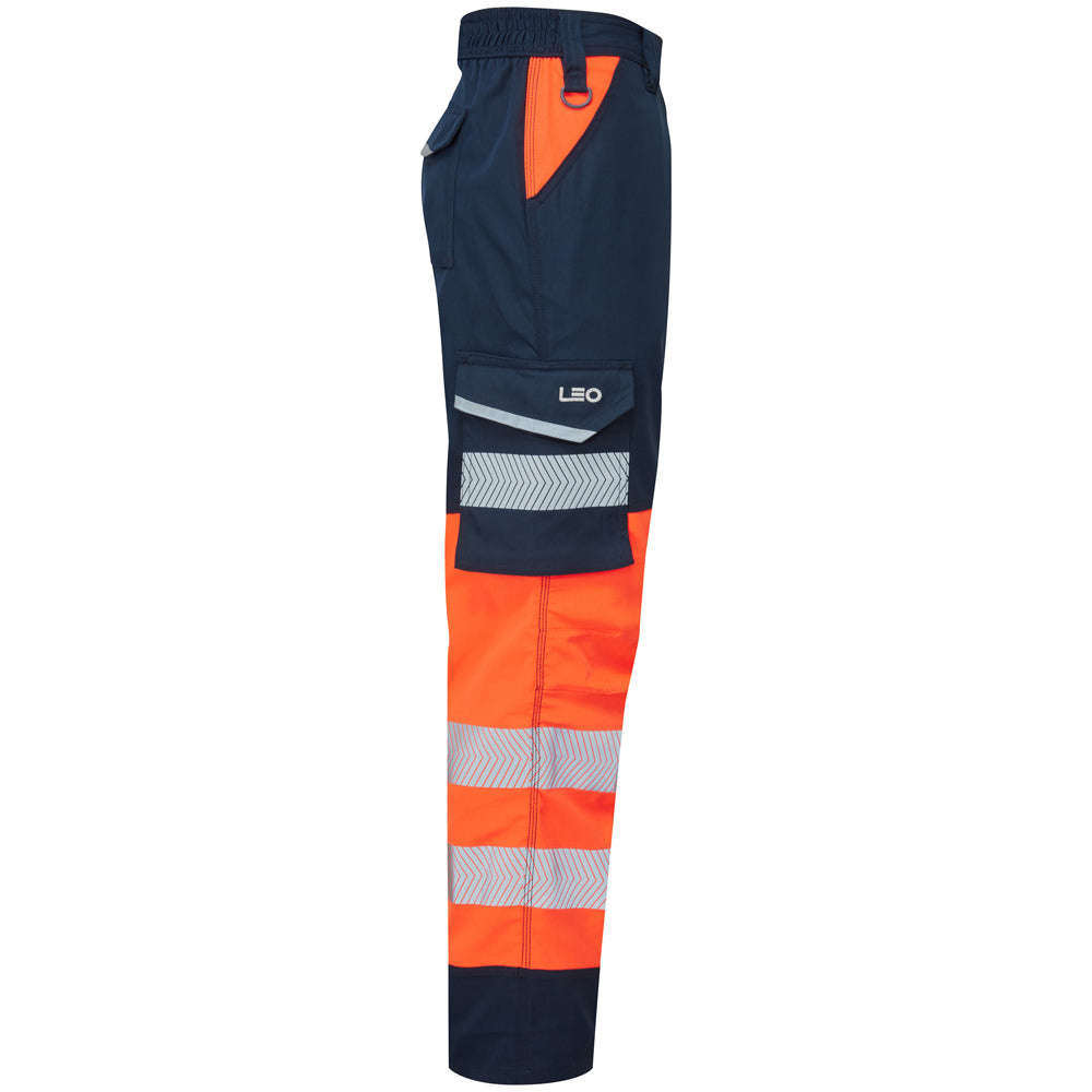 Leo WINSWELL Womens Hi Vis Lightweight Cargo trousers - CL05