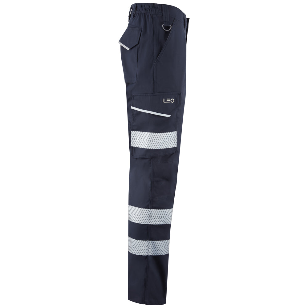 Leo WINSFORD Hi Vis Lightweight Cargo Combat Trousers Class 1 Stretch Polyester Trouser - CT05