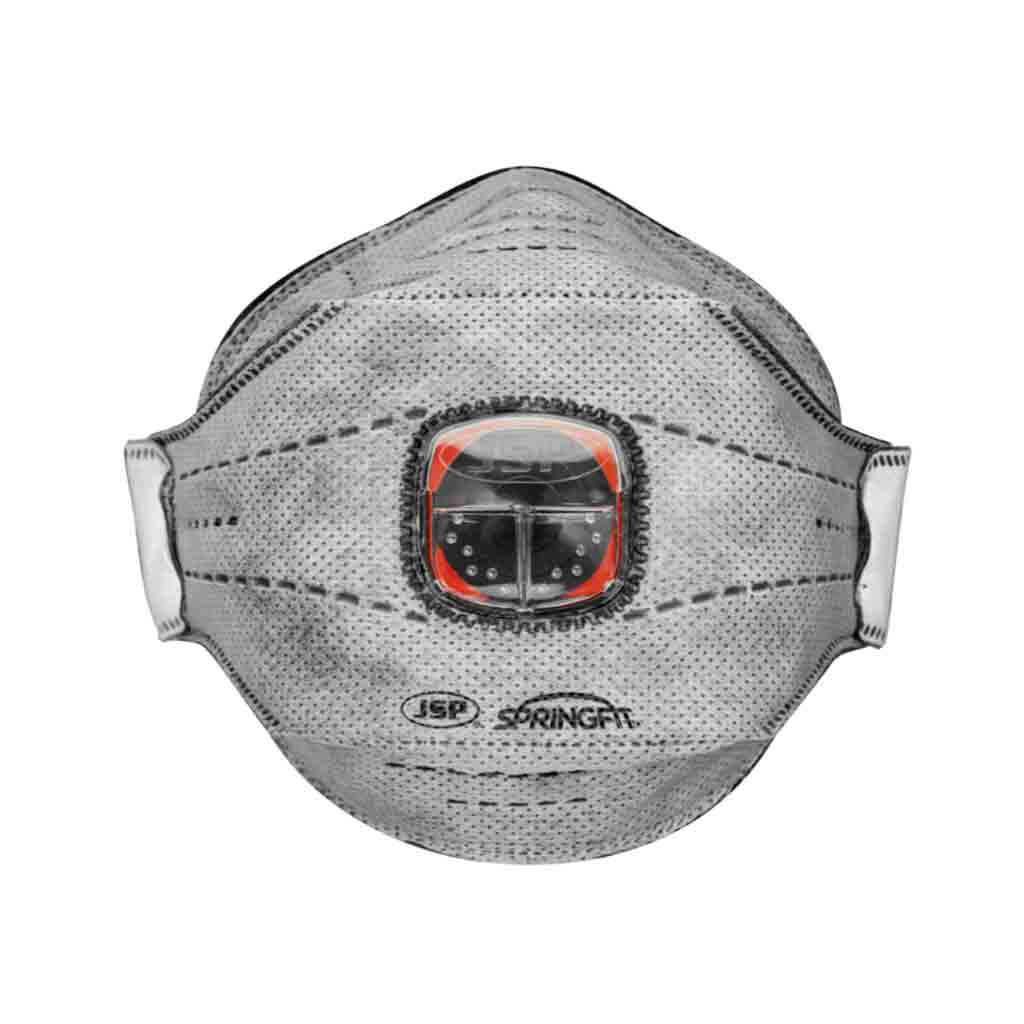 JSP Springfit Valved Face Mask & Odour Carbon Layer - FFP3 - 436