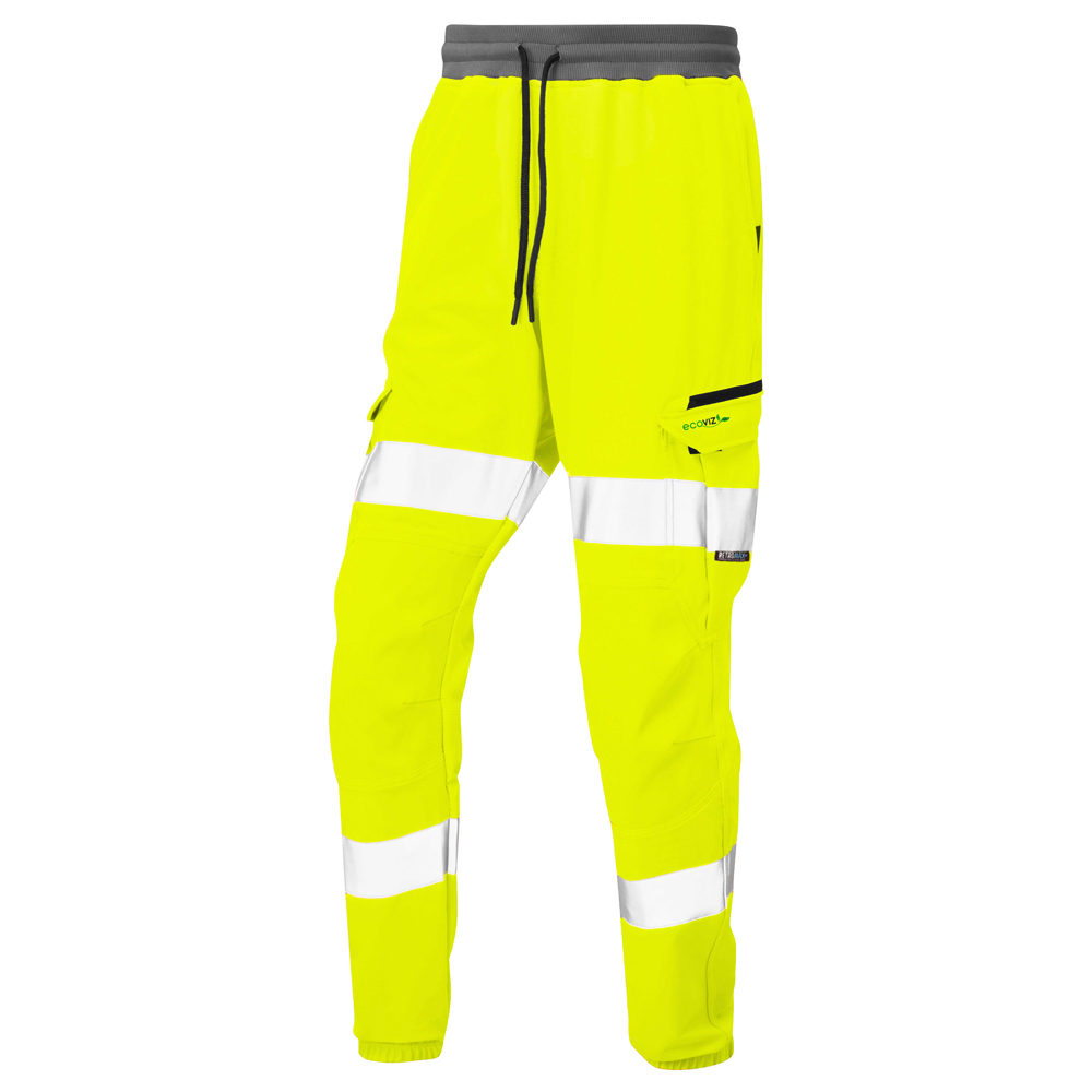 Leo Hawkridge Slim Fitting Hi Vis Joggers - JT01