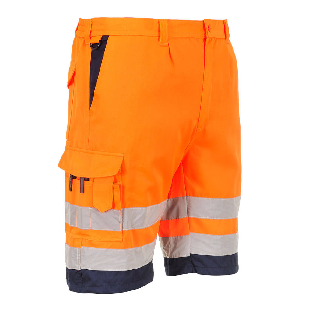 Hi-Vis Lightweight Polycotton Shorts - L043