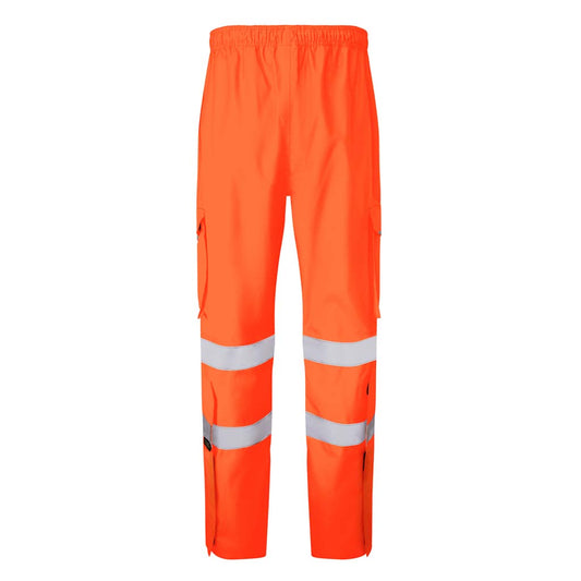 Leo APPLEDORE Hi Vis Waterproof Cargo Overtrousers - L01