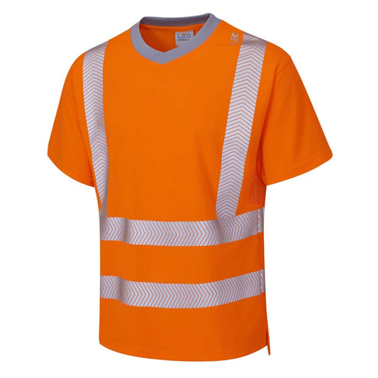 Leo Larkstone Hi Vis Lightweight Cool Mesh T-Shirt - T03