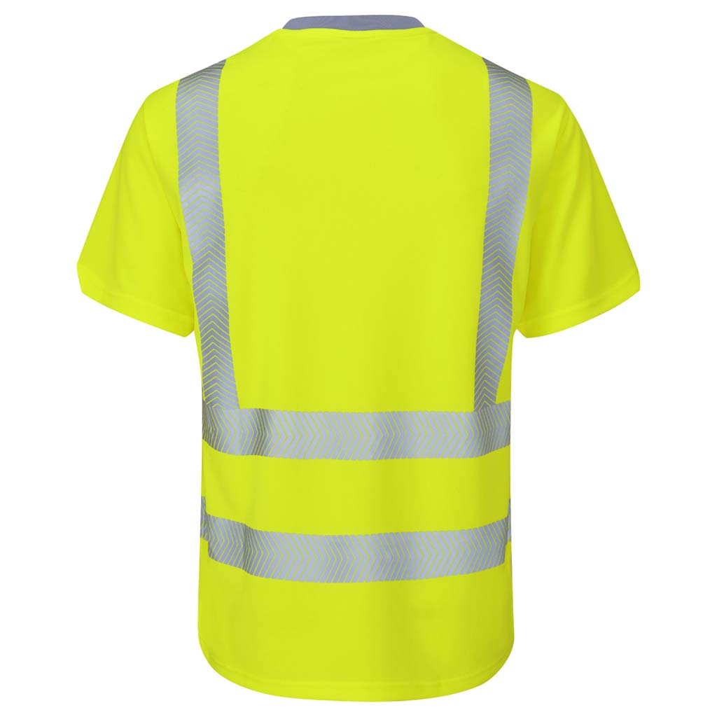 Leo Larkstone Hi Vis Lightweight Cool Mesh T-Shirt - T03