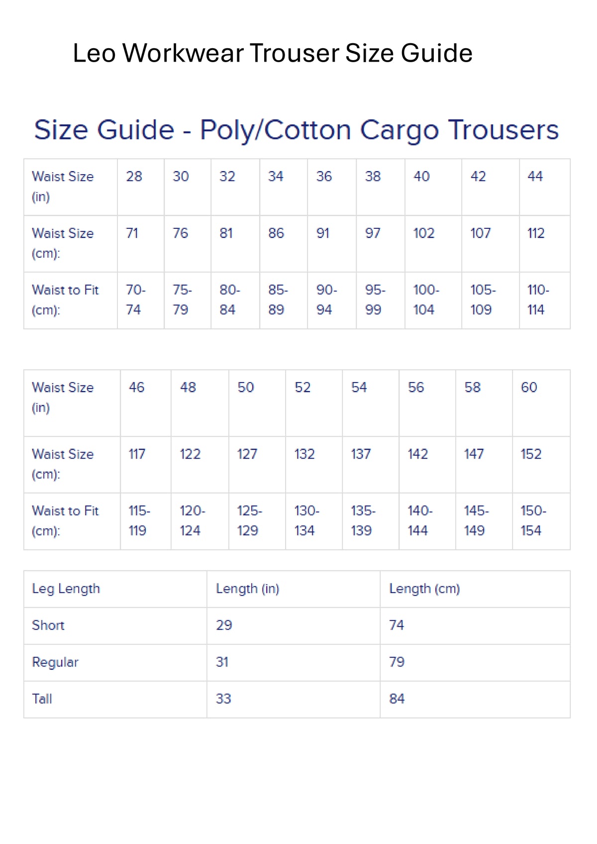 Leo WINSFORD Hi Vis Lightweight Cargo Combat Trousers Class 1 Stretch Polyester Trouser - CT05