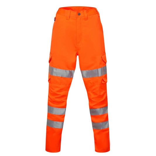 Leo Workwear Women's Hi Vis Cargo Combat Trouser - CL01