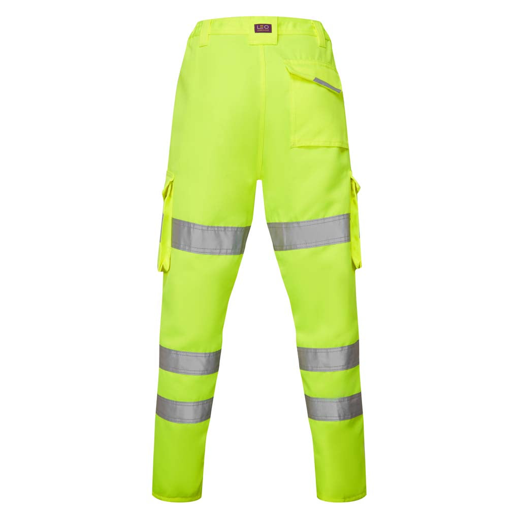 Leo Workwear Women's Hi Vis Cargo Combat Trouser - CL01