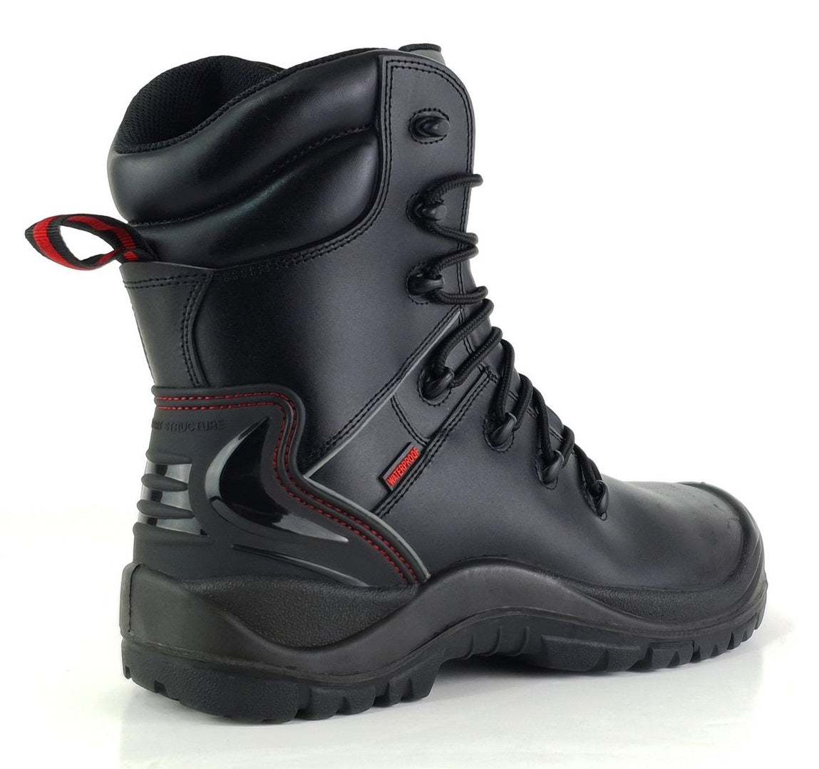Tuffking Havoc Safety Work Boots, Waterproof S3 Metal Free with Side Zip - 7145