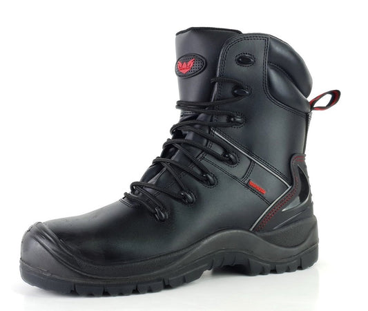 Tuffking Havoc Safety Work Boots, Waterproof S3 Metal Free with Side Zip - 7145