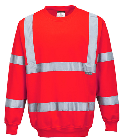 Portwest Hi Vis Crewneck Comfort Sweatshirt - B303