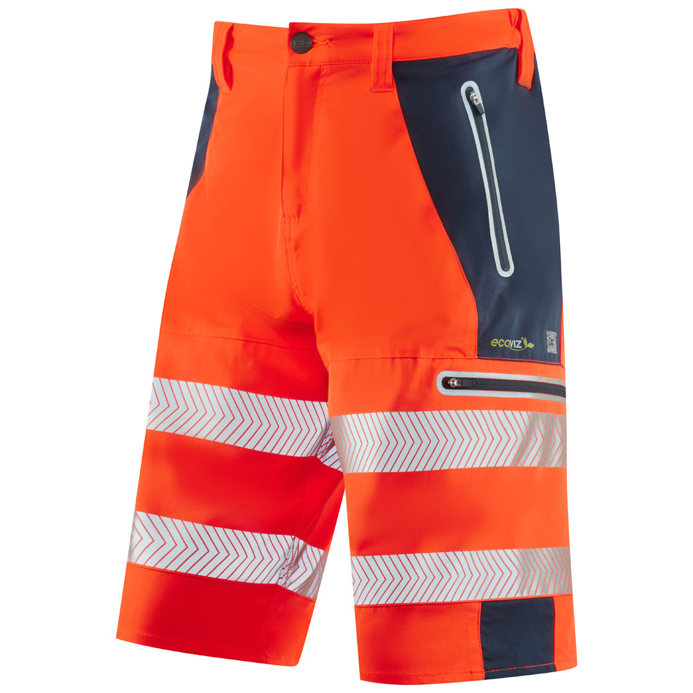 Leo Workwear Hi-Vis Performance Shorts - KINGSLEY