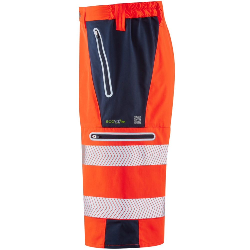 Leo Workwear Hi-Vis Performance Shorts - KINGSLEY