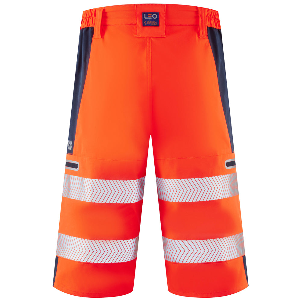 Leo Workwear Hi-Vis Performance Shorts - KINGSLEY