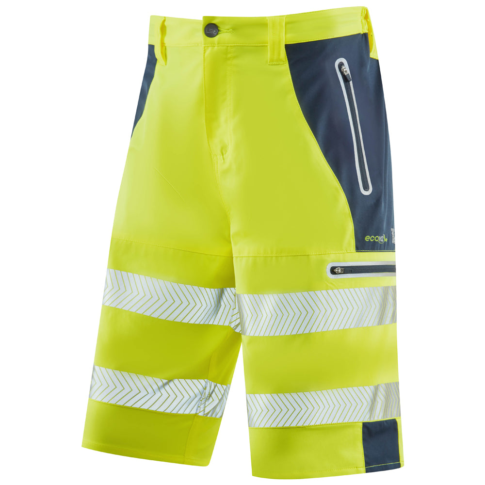 Leo Workwear Hi-Vis Performance Shorts - KINGSLEY