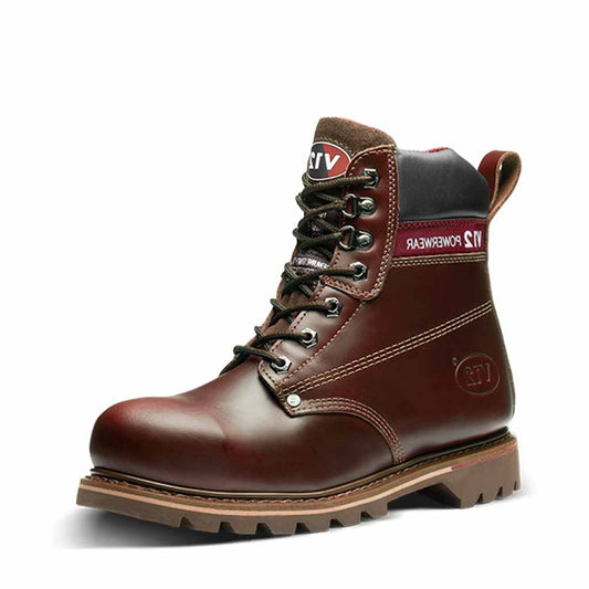 V12 Heavy Duty Welted Leather Safety Boot - Boulder V1236