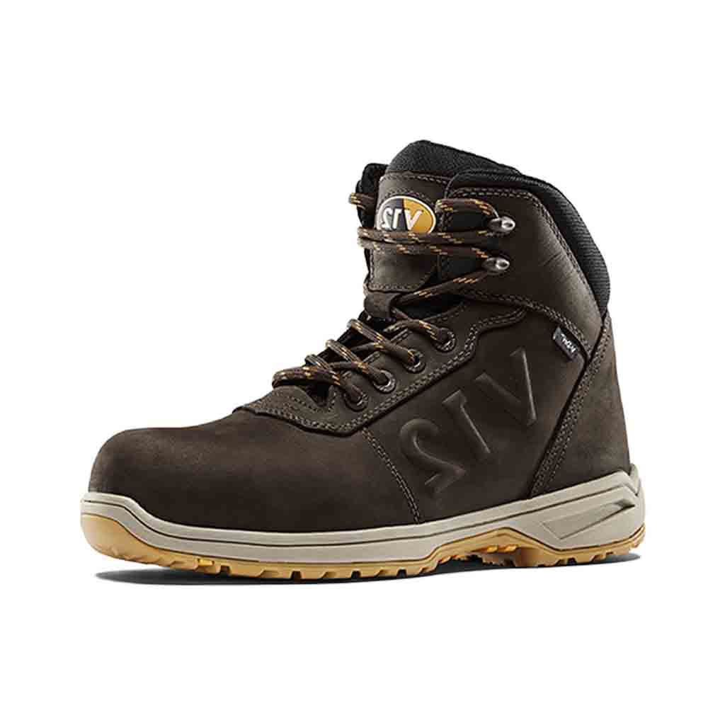V12 Lynx Lightweight, Waterproof Safety Work Boots, Brown V2130