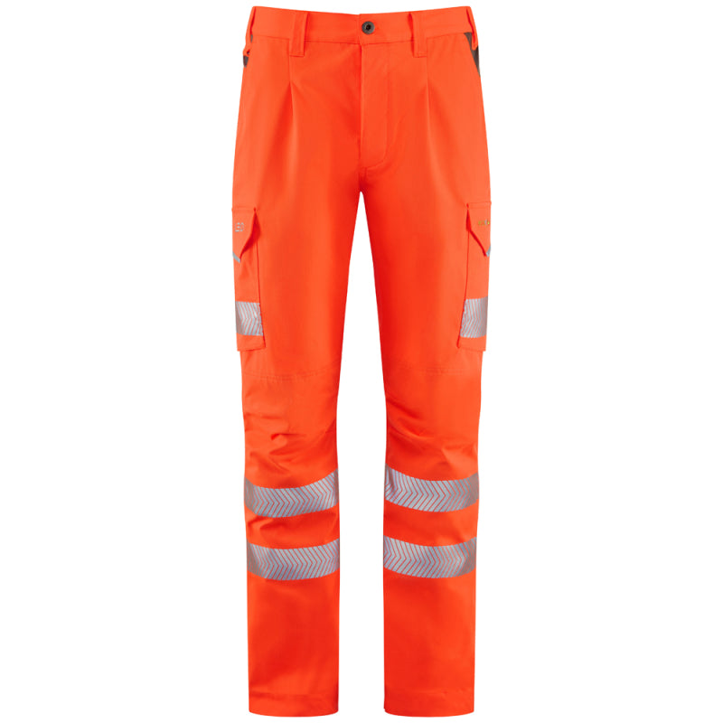 Leo WINSFORD Hi Vis Lightweight Cargo Combat Trousers Class 1 Stretch Polyester Trouser - CT05