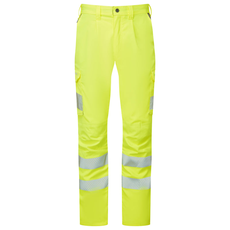 Leo WINSFORD Hi Vis Lightweight Cargo Combat Trousers Class 1 Stretch Polyester Trouser - CT05