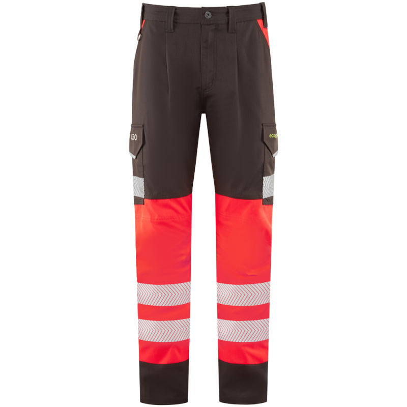 Leo WINSFORD Hi Vis Lightweight Cargo Combat Trousers Class 1 Stretch Polyester Trouser - CT05