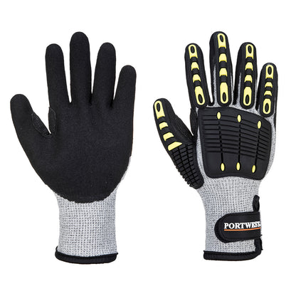 Portwest Cut Resistant Gloves, Thermal Anti Impact Hand Protection - A729