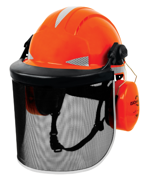 JSP EVOLite Industrial Safety Helmet & Deluxe Forestry Unit - AJA242