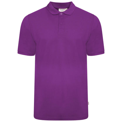 Behrens Mens Pique Polo Shirt - BEH-3522M - Purple - X Small