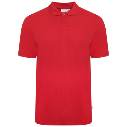 Behrens Mens Pique Polo Shirt - BEH-3522M - Red - X Small