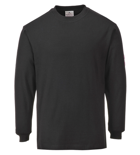 Portwest Flame Resistant Anti-Static Long Sleeve T-Shirt - FR11