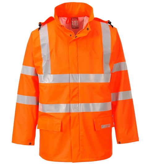Portwest Sealtex Hi Vis Waterproof Flame Resistant Jacket - FR41