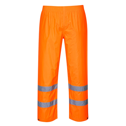 Portwest Hi Vis Rain Trousers, Lightweight Work Pants - H441