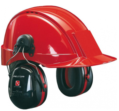 3M Peltor Optime III Helmet Ear Defenders - Mounted Version - H540P3E