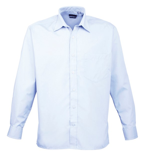 Mens Premier Long Sleeve Tailored Work Shirts PR200