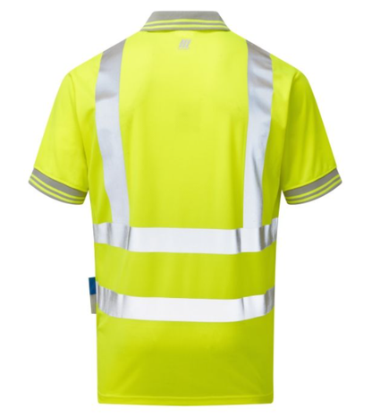 Pulsar Hi Vis Short Sleeved Reflective Polo Shirt - Yellow - P175