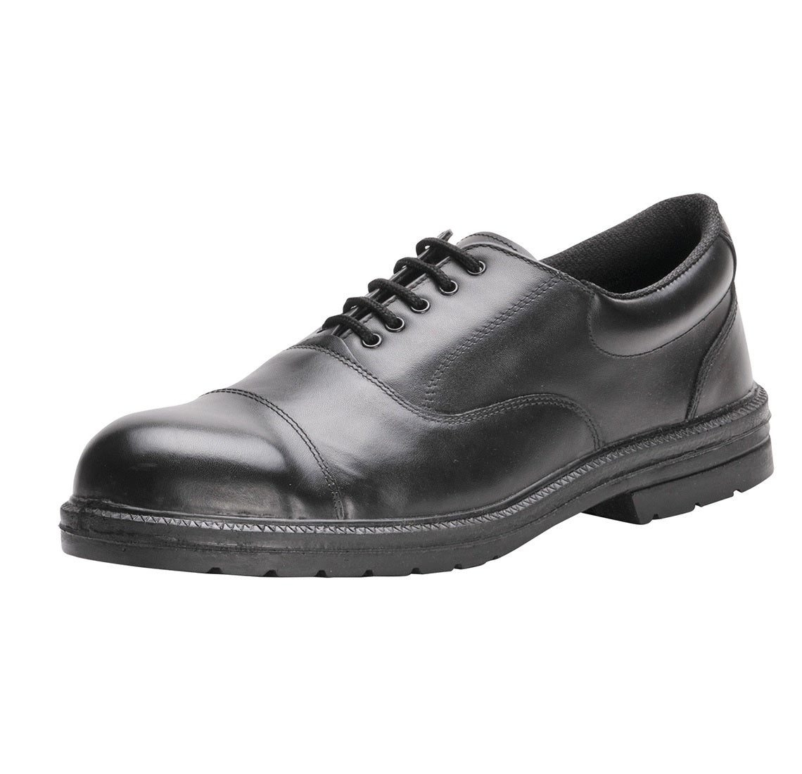 Portwest Executive Oxford Black Shoes with Steel Toe Cap - FW47