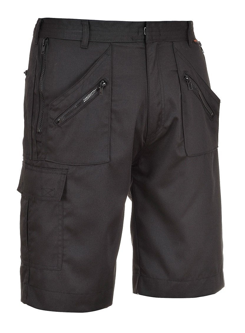 Portwest Mens Action Shorts - S790 - Black