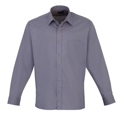 Mens Premier Long Sleeve Tailored Work Shirts PR200