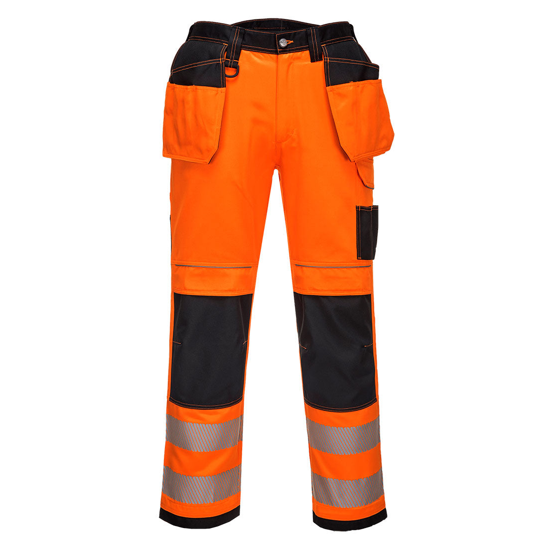 Portwest PW3 Two-Tone Hi-Vis Holster Work Trousers - T501