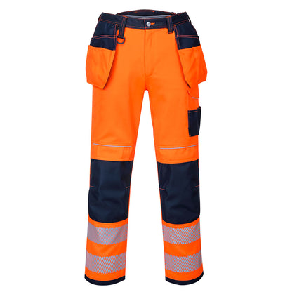 Portwest PW3 Two-Tone Hi-Vis Holster Work Trousers - T501
