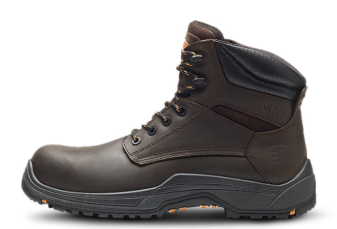 V12 Bison IGS Sole S3 Safety Boots - Lightweight Leather Metal-Free Work Boot - VR601